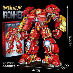 moc super iron hero avengers hulkbusters 2098 bricks toys