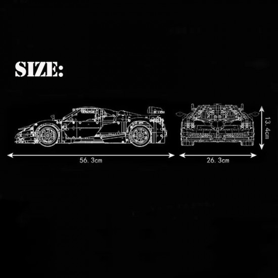 moc supercar pagani huayra racing car bricks toy moc supercar pagani huayra racing car bricks toy