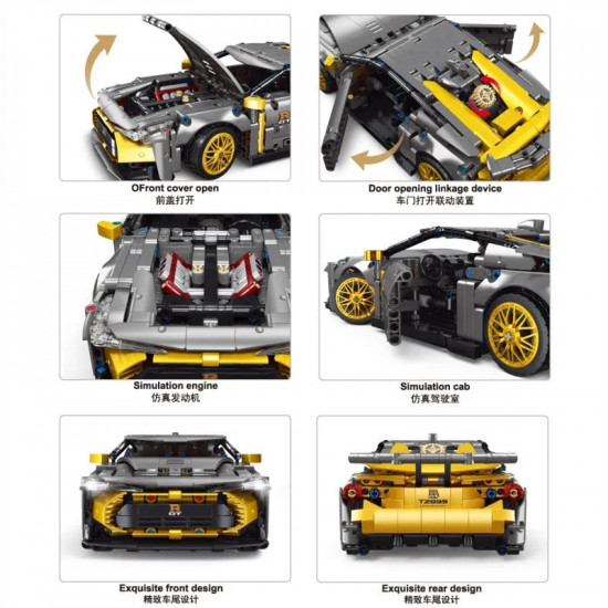 moc t2039 super racing sports car bricks toy moc t2039 super racing sports car bricks toy
