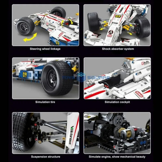 moc t5009 rc f1 formula racing sports car bricks toys moc t5009 rc f1 formula racing sports car bricks toys