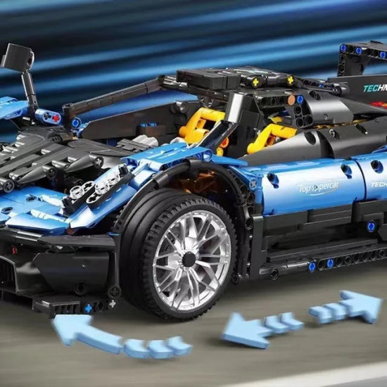 moc t5038 rc app sports car pagani zonda r bricks toy moc t5038 rc app sports car pagani zonda r bricks toy