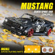 moc tech 13108 classic sports car mustang rtr v2 bricks toys moc tech 13108 classic sports car mustang rtr v2 bricks toys