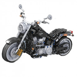 moc tech american harley motorcycle bricks toy 7049