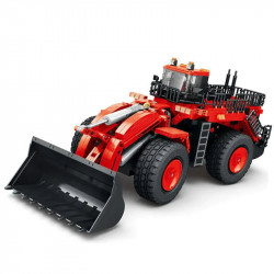 moc tech app motorized rc excavator loader truck bricks toys
