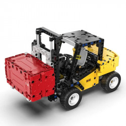 moc tech city heavy forklift car bricks toys 65002