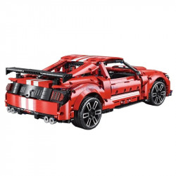 moc tech classic shelby gt500 racing car bricks toy t5017b
