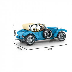moc tech classic vintage t38 car bricks toys 705600