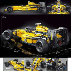 moc tech f1 formula racing sports car bricks toy t5007