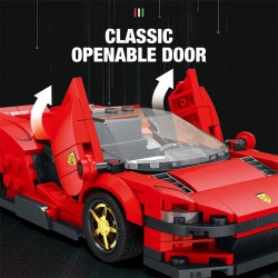 moc tech ferrari daytona sp3 11027 super racing car bricks toy