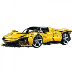 moc tech ferrari daytona sp3 43143 hyper racing car bricks toy