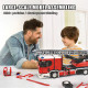 moc tech motorized rc ladder truck rescue fire engine bricks toy moc tech motorized rc ladder truck rescue fire engine bricks toy