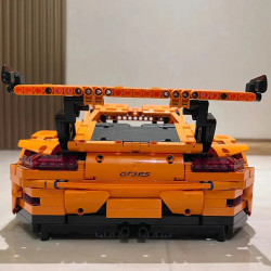 moc tech porsche 911 gt3 rs racing car bricks toy