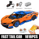 moc tech rc app speedtail racing car bricks toys 13098 moc tech rc app speedtail racing car bricks toys 13098
