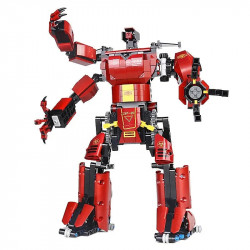 moc tech rc motorized crimson beast robot bricks toy 15038