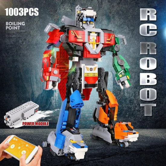 moc tech rc motorized transformer beast robot bricks toy moc tech rc motorized transformer beast robot bricks toy