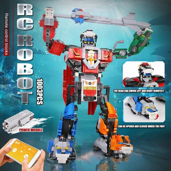 moc tech rc motorized transformer beast robot bricks toy moc tech rc motorized transformer beast robot bricks toy