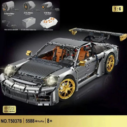 moc tech rc super classic sports car bricks toys t5037bp