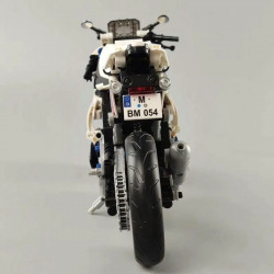 moc tech track racing motorcycle bricks toy 7054
