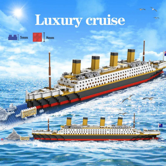 moc titanic cruise steam ship mini bricks boat toys moc titanic cruise steam ship mini bricks boat toys
