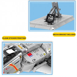 moc transformers robot fighter jet bricks toys