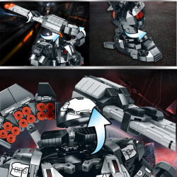 moc transforming super heroes steel mecha robot bricks toy