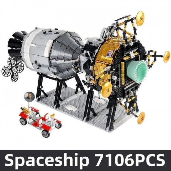 moc ucs apollo 11 spacecraft lunar landing bricks toy 21006 moc ucs apollo 11 spacecraft lunar landing bricks toy 21006
