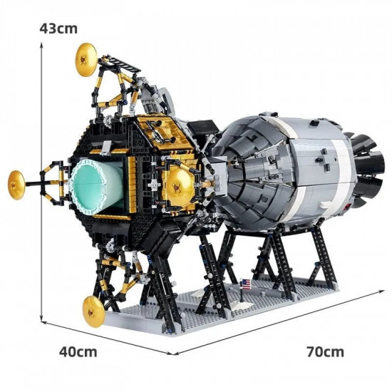 moc ucs apollo 11 spacecraft lunar landing bricks toys 21006 moc ucs apollo 11 spacecraft lunar landing bricks toys 21006