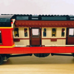 moc ucs harry potter magic train hogwarts express bricks toy