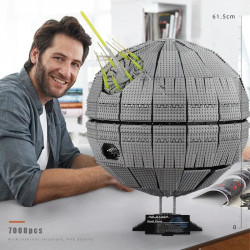 moc ucs star wars death star kids bricks toy 21034