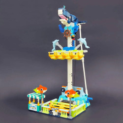 moc underwater deep sea lift bricks toys 37403