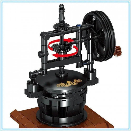 moc vintage coffee machine mini bricks toy 00984 moc vintage coffee machine mini bricks toy 00984