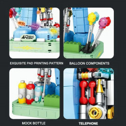 moc violent half bear mechanical robot bricks toy 6302