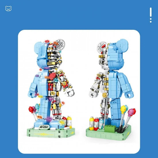 moc violent half bear mechanical robot bricks toy 6302 moc violent half bear mechanical robot bricks toy 6302