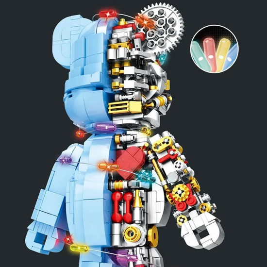 moc violent half bear mechanical robot bricks toy 6302 moc violent half bear mechanical robot bricks toy 6302