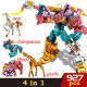 moc wilderness guardian transforming mecha bricks kids toy moc wilderness guardian transforming mecha bricks kids toy