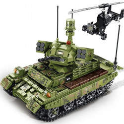 moc ww2 army heavy battle tank bricks toys