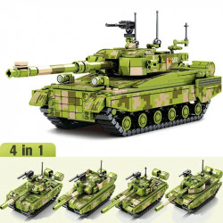 moc ww2 military 96b main battle tank bricks toys