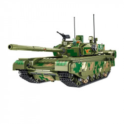 moc ww2 military 99a main battle tank bricks kids toys