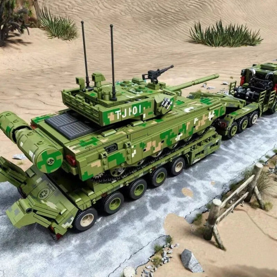 moc ww2 military 99a tank transporter bricks kids toys moc ww2 military 99a tank transporter bricks kids toys