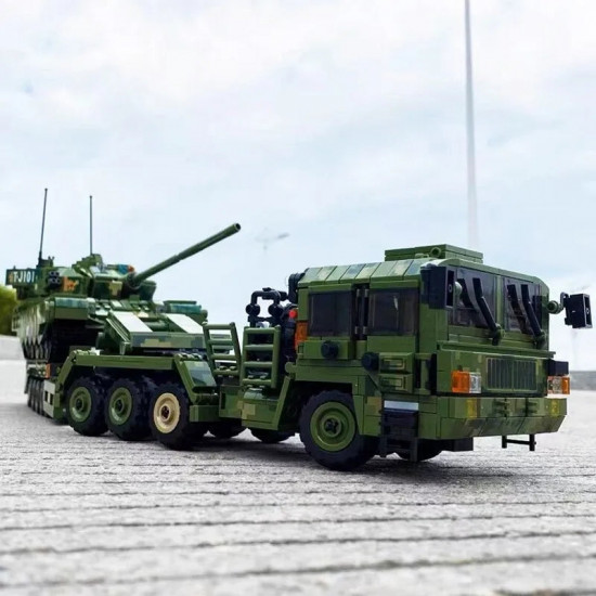moc ww2 military 99a tank transporter bricks kids toys moc ww2 military 99a tank transporter bricks kids toys
