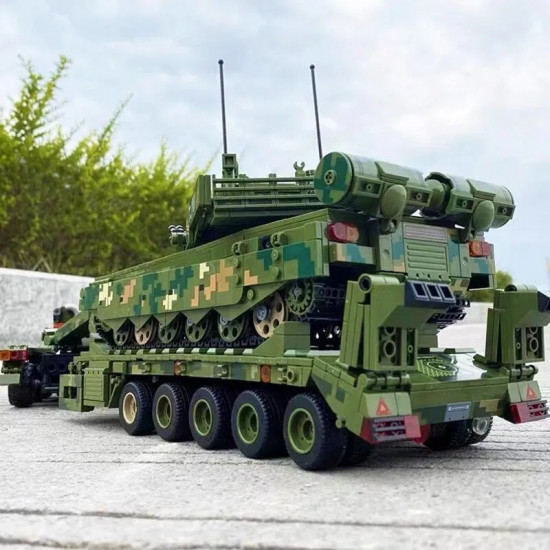 moc ww2 military 99a tank transporter bricks kids toys moc ww2 military 99a tank transporter bricks kids toys