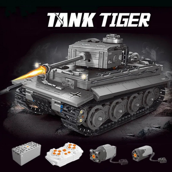 moc ww2 military rc app heavy tiger tank bricks toys t4016 moc ww2 military rc app heavy tiger tank bricks toys t4016