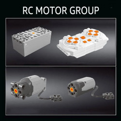 moc ww2 military rc app heavy tiger tank bricks toys t4016