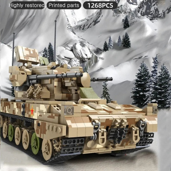 moc ww2 military tacked self-propelled artillery bricks kids toys moc ww2 military tacked self-propelled artillery bricks kids toys