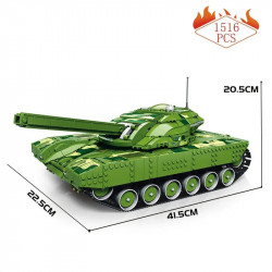 moc ww2 motorized rc goliath battle tank bricks toy 55026
