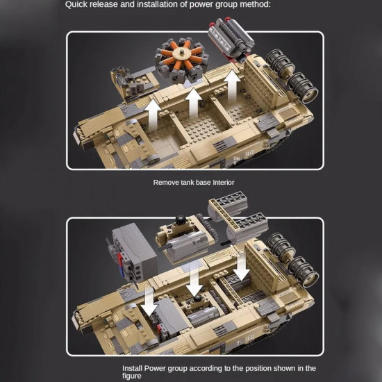 moc ww2 motorized rc t90 main battle tank bricks toys c61003 moc ww2 motorized rc t90 main battle tank bricks toys c61003