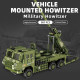 moc ww2 sh-15x armored car mounted howitzer bricks toy moc ww2 sh-15x armored car mounted howitzer bricks toy