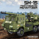 moc ww2 sh-15x armored car mounted howitzer bricks toy moc ww2 sh-15x armored car mounted howitzer bricks toy