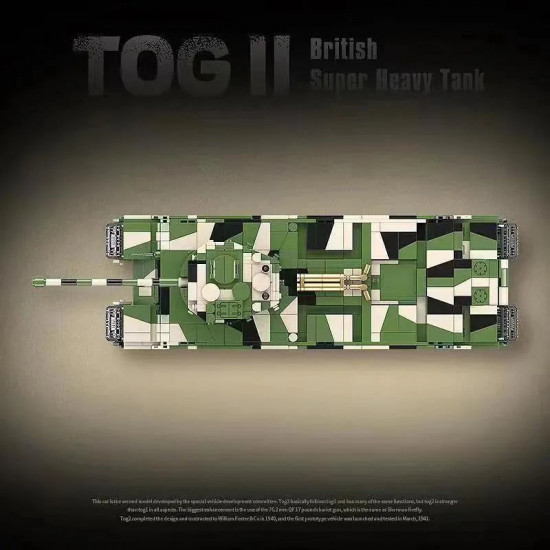 moc ww2 uk tog ii heavy tank bricks toys moc ww2 uk tog ii heavy tank bricks toys