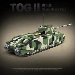 moc ww2 uk tog ii heavy tank bricks toys